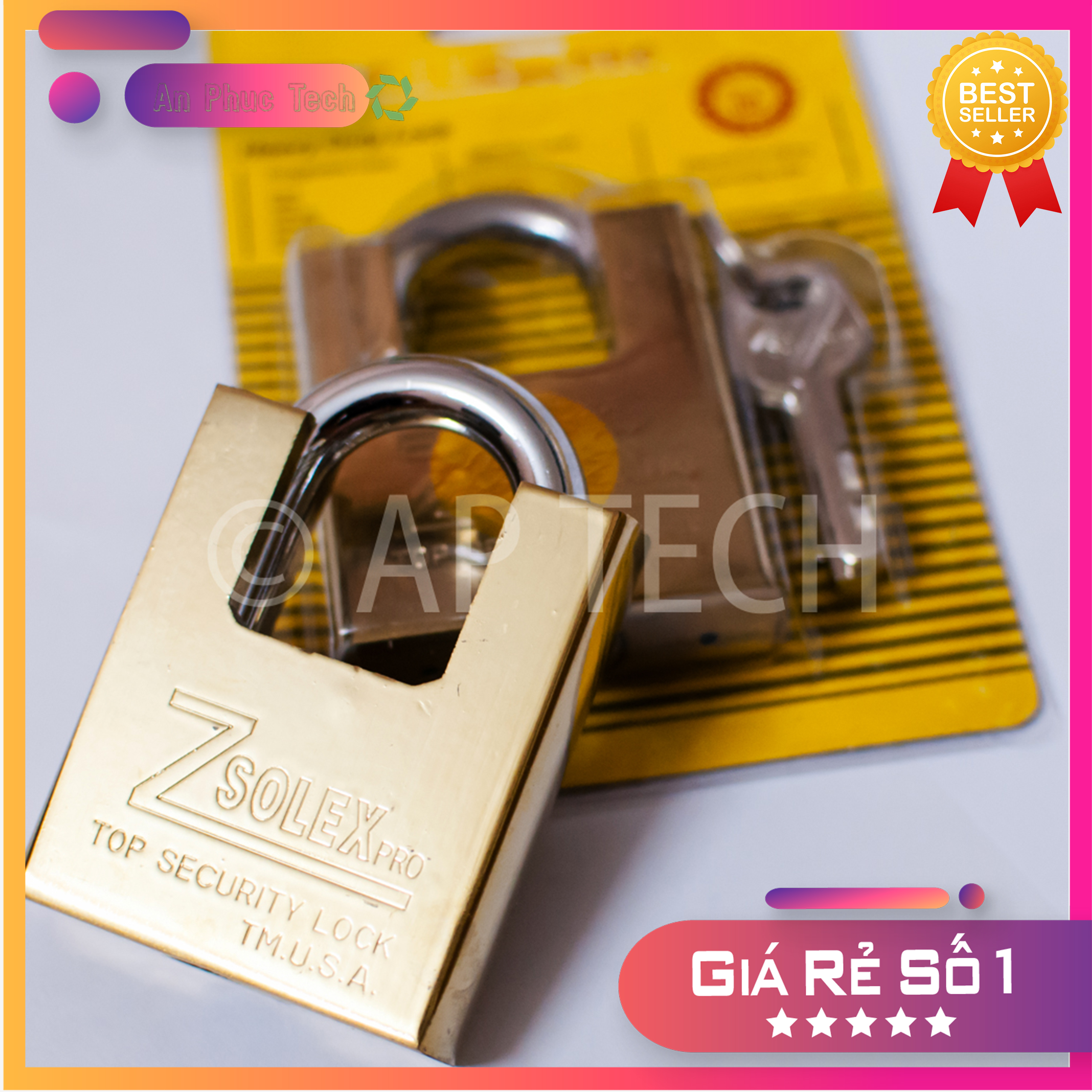 [GIẢM GIÁ SỐC] - Ổ KHÓA CỬA, KHÓA CỔNG ZSolex - 60mm