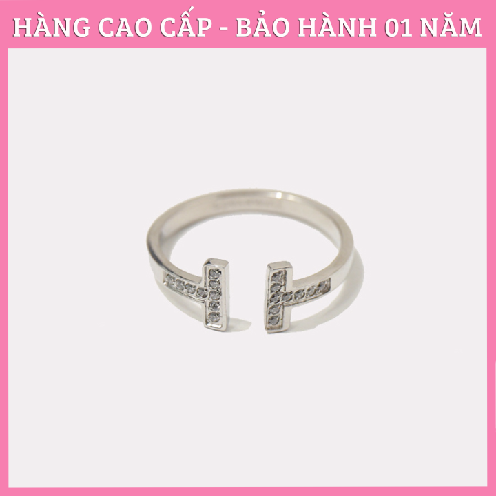 Nhẫn Nữ Đẹp, Nhẫn Titan tyfany Màu Vàng Hồng