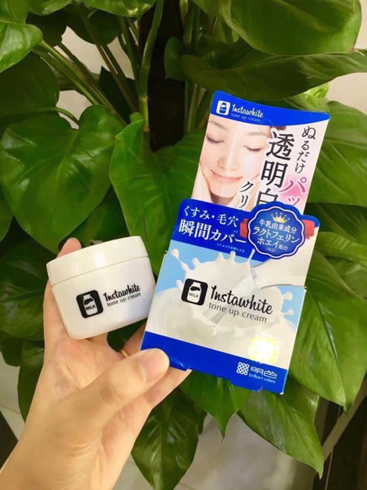 Kem dưỡng trắng da tri nám lên tông da Instawhite Tone up Cream Meishoku Nhật Bản 50gr