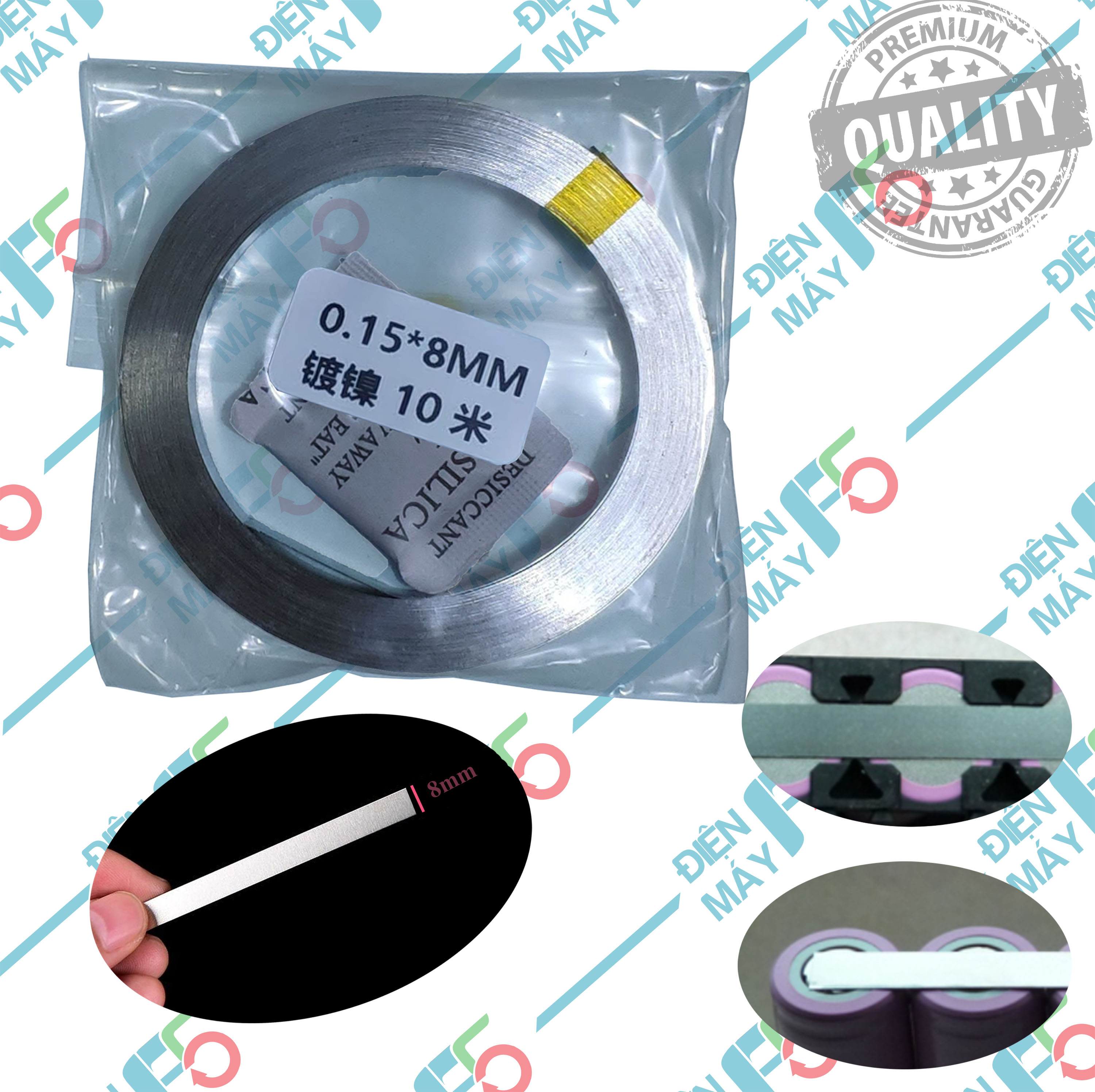 Dmf5 kẽm hàn cell pin 0.15x8mm 10m