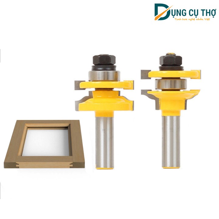Bộ 2 mũi ghép mộng cánh tủ bếp muwang