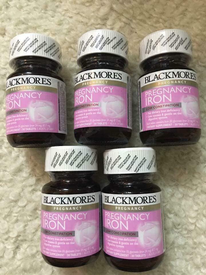 Viên sắt uống Blackmores 30 viên cho bà bầu và người thiếu sắt
