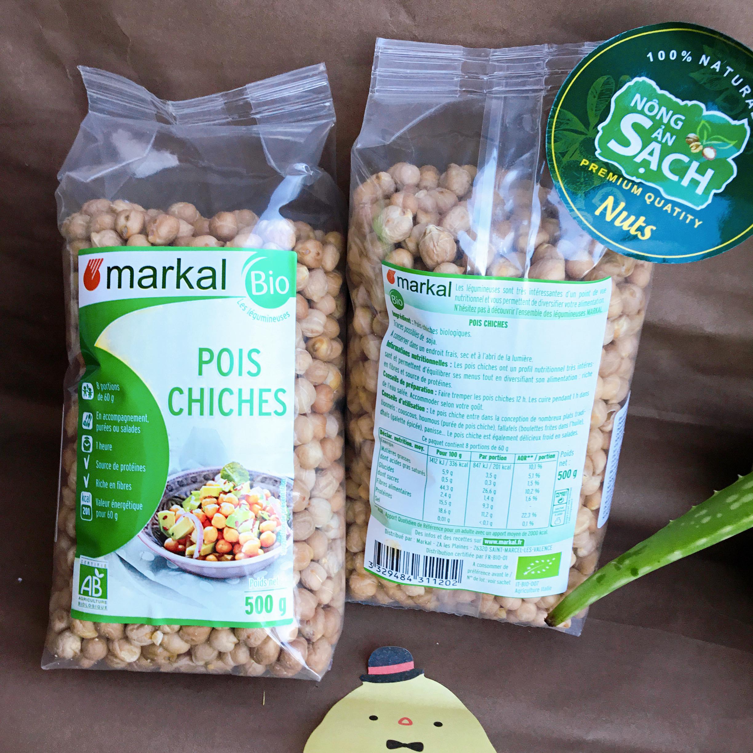 500g Đậu Gà Hữu Cơ Cao Cấp Markal