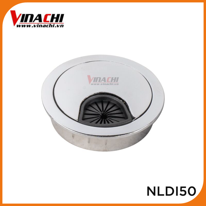 Nắp Luồn Dây Điện Tròn Inox 50mm - Nắp Luồn Dây Điện Tròn Inox Thiết Kế Thông Minh, Giúp Giữ Dây Điện, Kéo Dây Điện Dễ Dàng