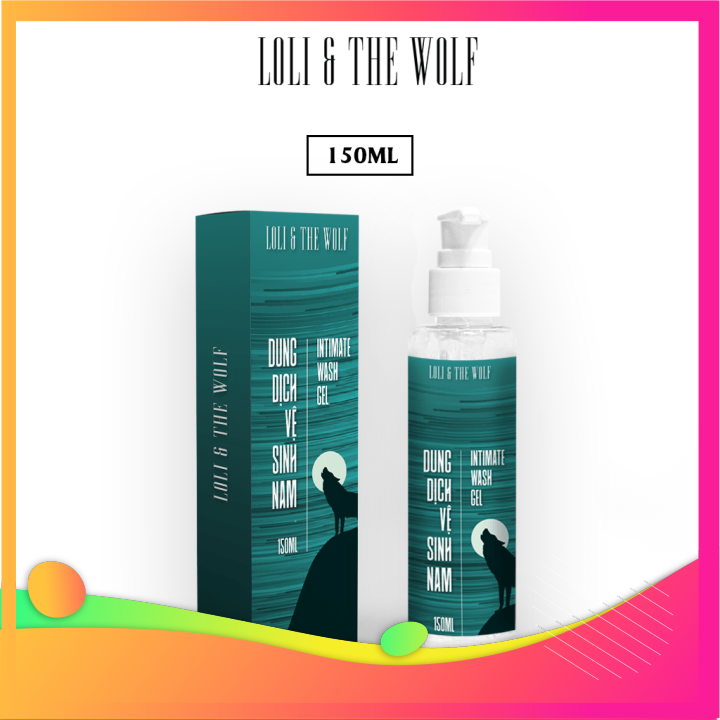 Dung dịch vệ sinh nam Loli & The Wolf giúp làm sạch, khử mùi hôi, giảm viêm ngứa, thành phần tự nhiên dịu nhẹ cho vùng kín nam - chai vòi nhấn 150ml - Chính hãng- TAPHAR