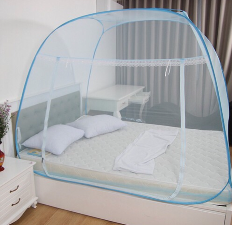 Màn chụp tự bung  ĐỈNH VUÔNG  Mùng chụp cao cấp, có viền chống muỗi, màn chụp gấp gọn nhiều kích thước 1m6*2m, 1m8*2m, 2m*2m2. Hàng Việt Nam chất lượng cao