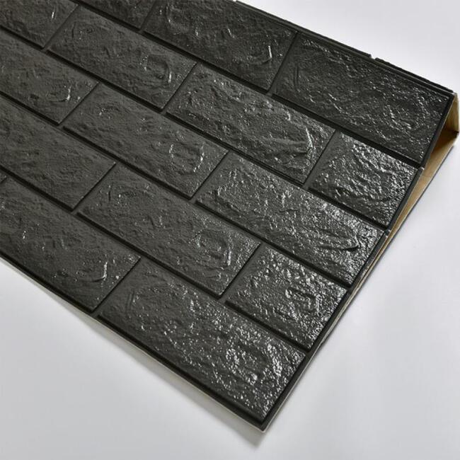 Combo 10 tấm xốp dán tường giả gạch 3D khổ lớn 70x77cm chống nước chống ẩm tiêu âm có keo dán tự dính khổ lớn - Có keo dán sẵn siêu dính siêu chặt