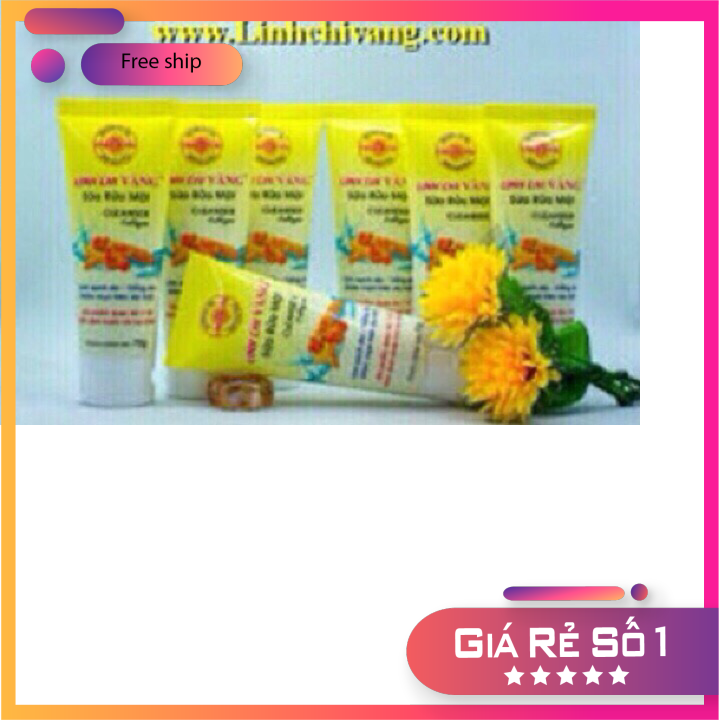 [HCM]Sữa Rửa Mặt Sạch Mụn Trắng Da LINH CHI VÀNG CHÍNH HÃNG [HÀNG CHUẨN]