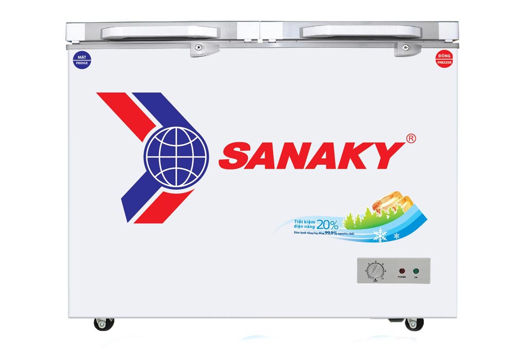 Tủ đông sanaky inverter vh-4099w4k 2 chế độ 305l