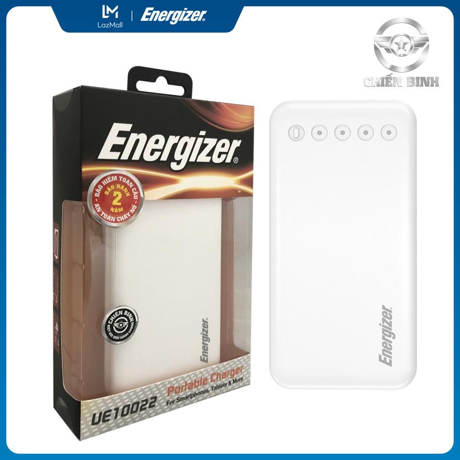 Sạc dự phòng energizer 10,000mah /3.7v li-polymer - ue10022we