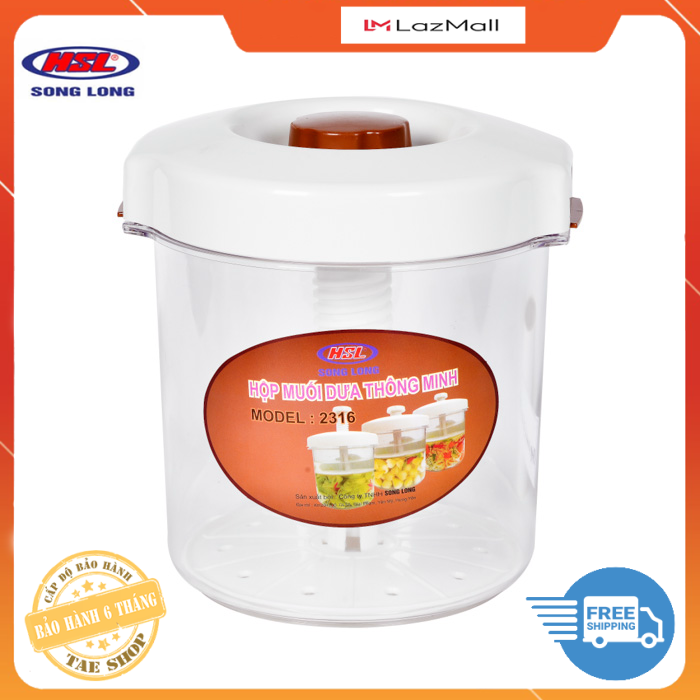 Chính hãng - hộp muối dưa cà thông minh song long 2316