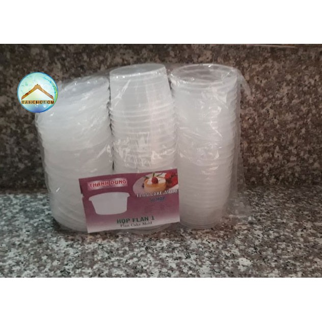 50 Hũ Bánh Flan, Rau Câu, Slime Loại Nhựa Trong Số 1 Giá Rẻ