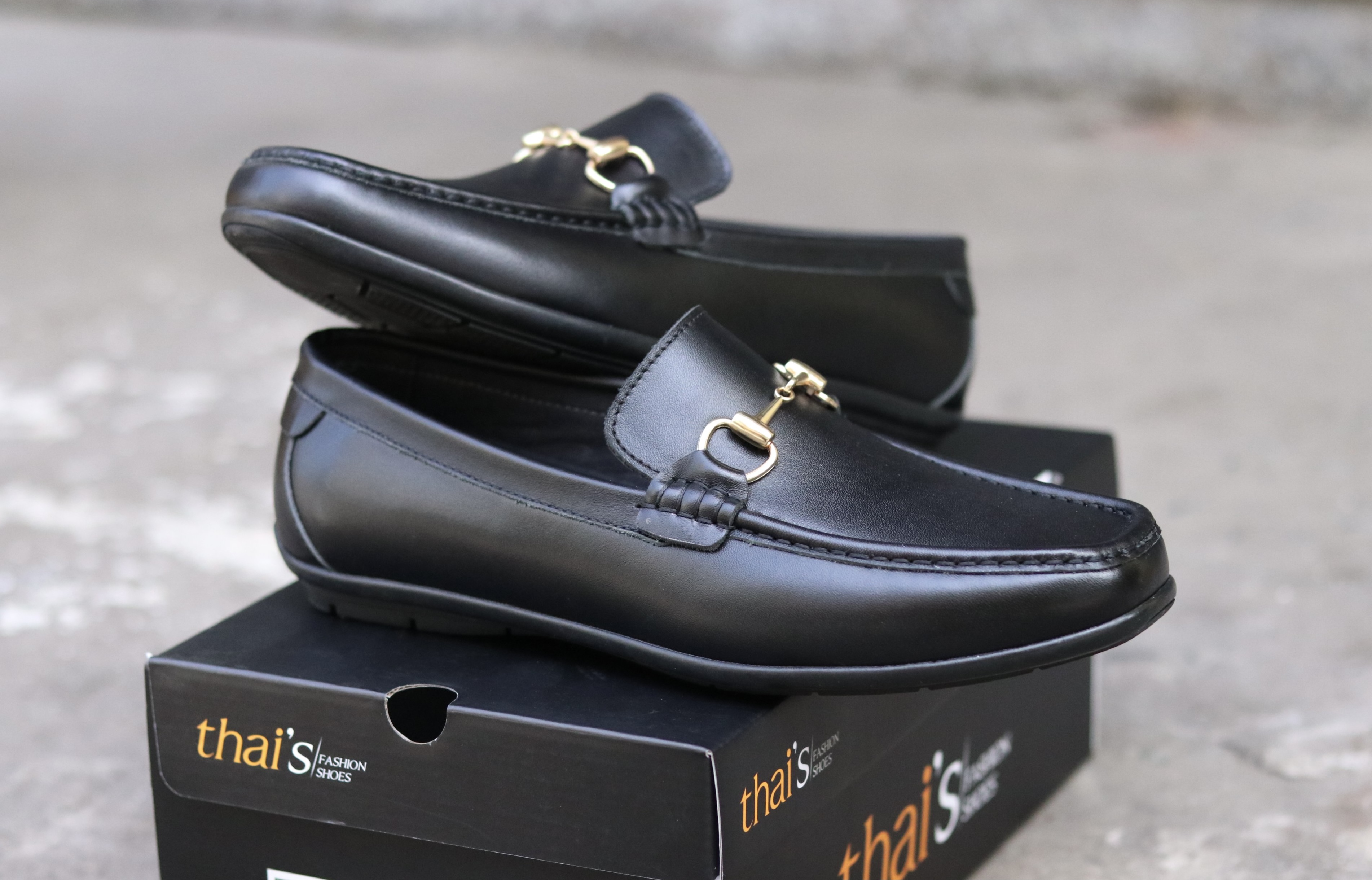 Giày Da Nhập Khẩu Thái Lan - Da Bò Thật 100% - Bảo Hành12 Tháng - TH002