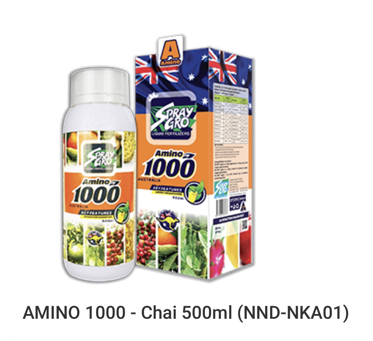 Amino 1000 phân bón lá giúp phục hồi cây 500ml - amino 1000 t