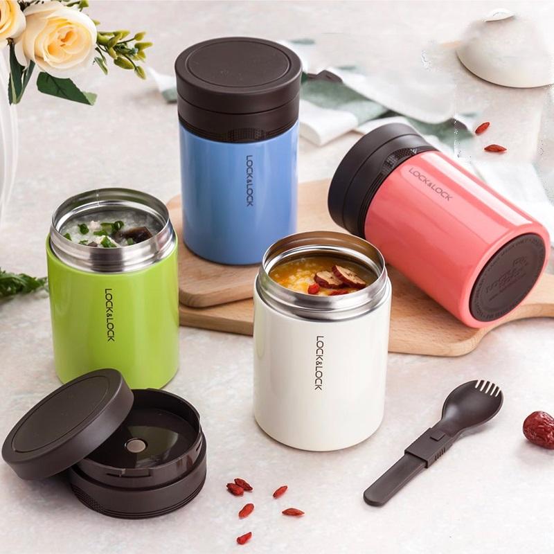 Bình giữ nhiệt đựng thức ăn cao cấp Lock&Lock Column Food Jar LHC8024 500ml