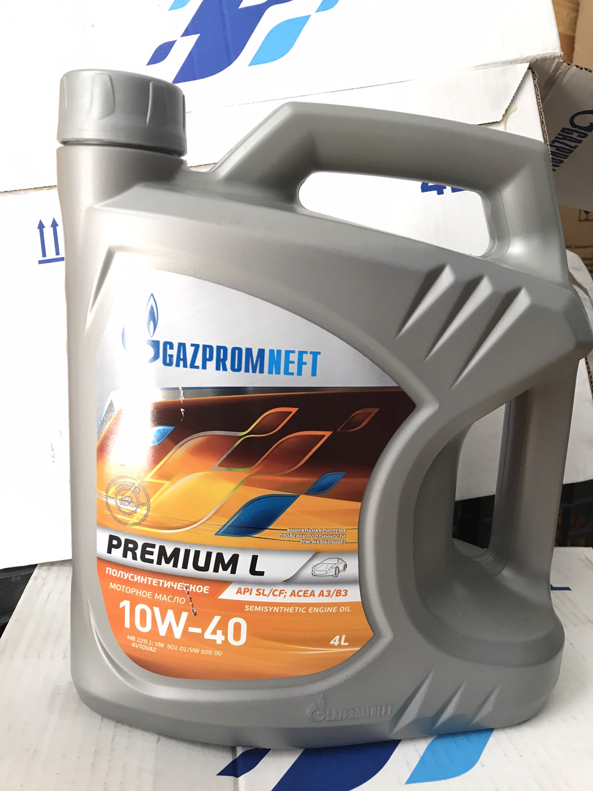 Dầu nhớt Ô Tô Gazprom Premium L 10W40 4L  Hàng Cao Cấp Nhập khẩu từ Nga