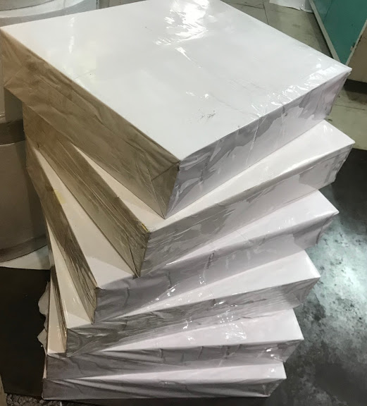 [HCM]Giấy Decal AL vàng 500 tờ A4