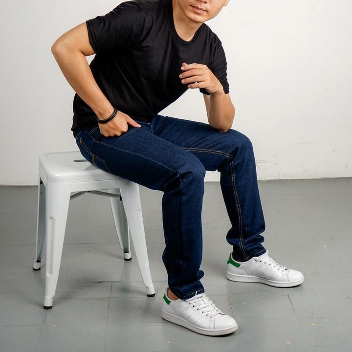 Quần jen nam ống suôn mã M01 - Theo phong cách tối giản