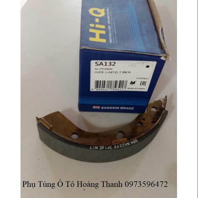 Má phanh sau getz. Hàng Hi-Q xịn