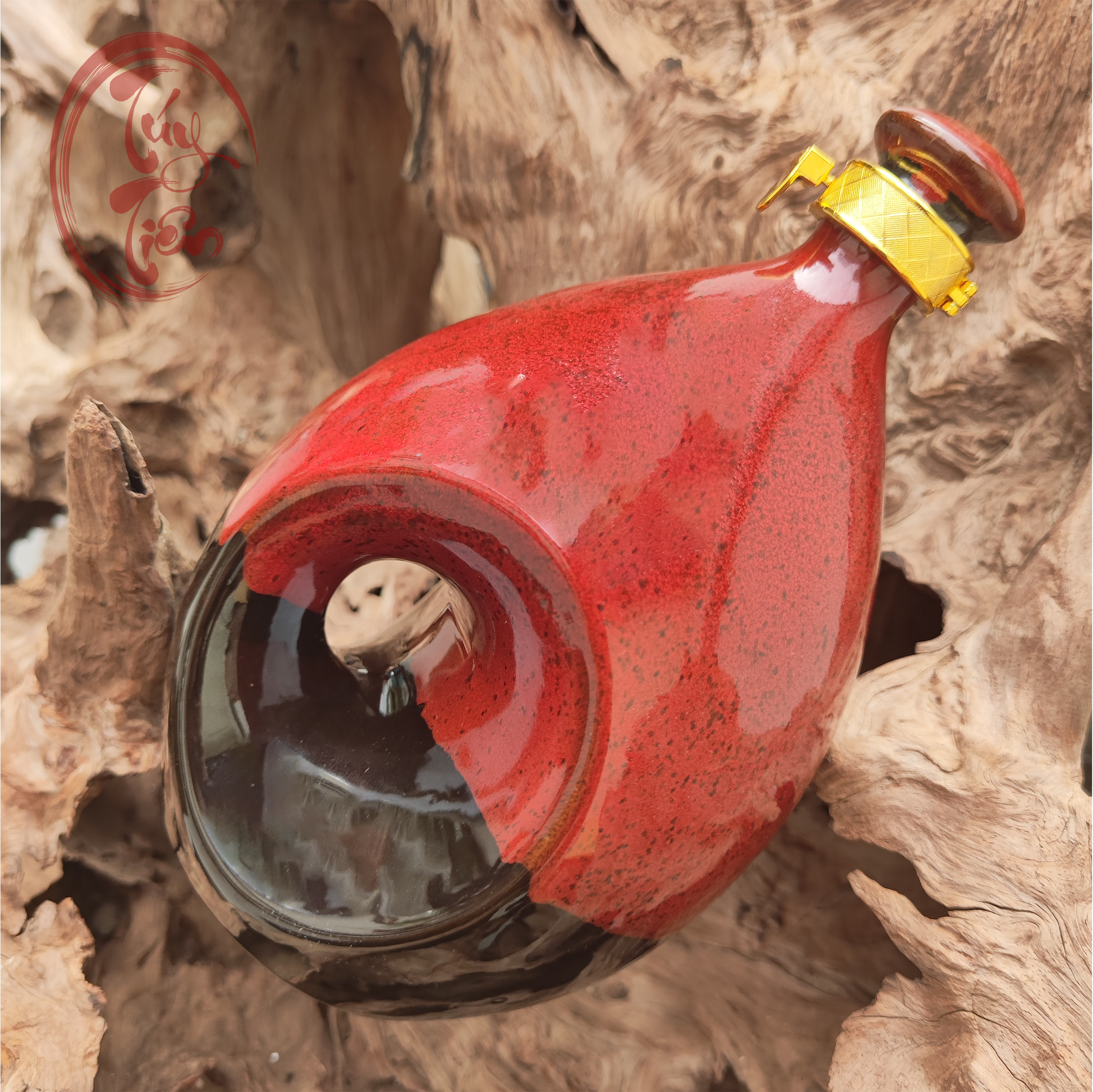 [HCM]Bình gốm đựng rượu 1.5L bình rượu Túy Tiên bình đựng rượu đẹp làm quà tặng nhiều màu Túy Tiên Taovie