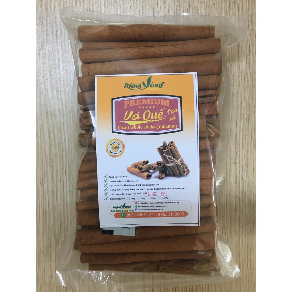 Vỏ Quế Yên Bái - Quế Cạo Vỏ Chất Lượng Cao 100g