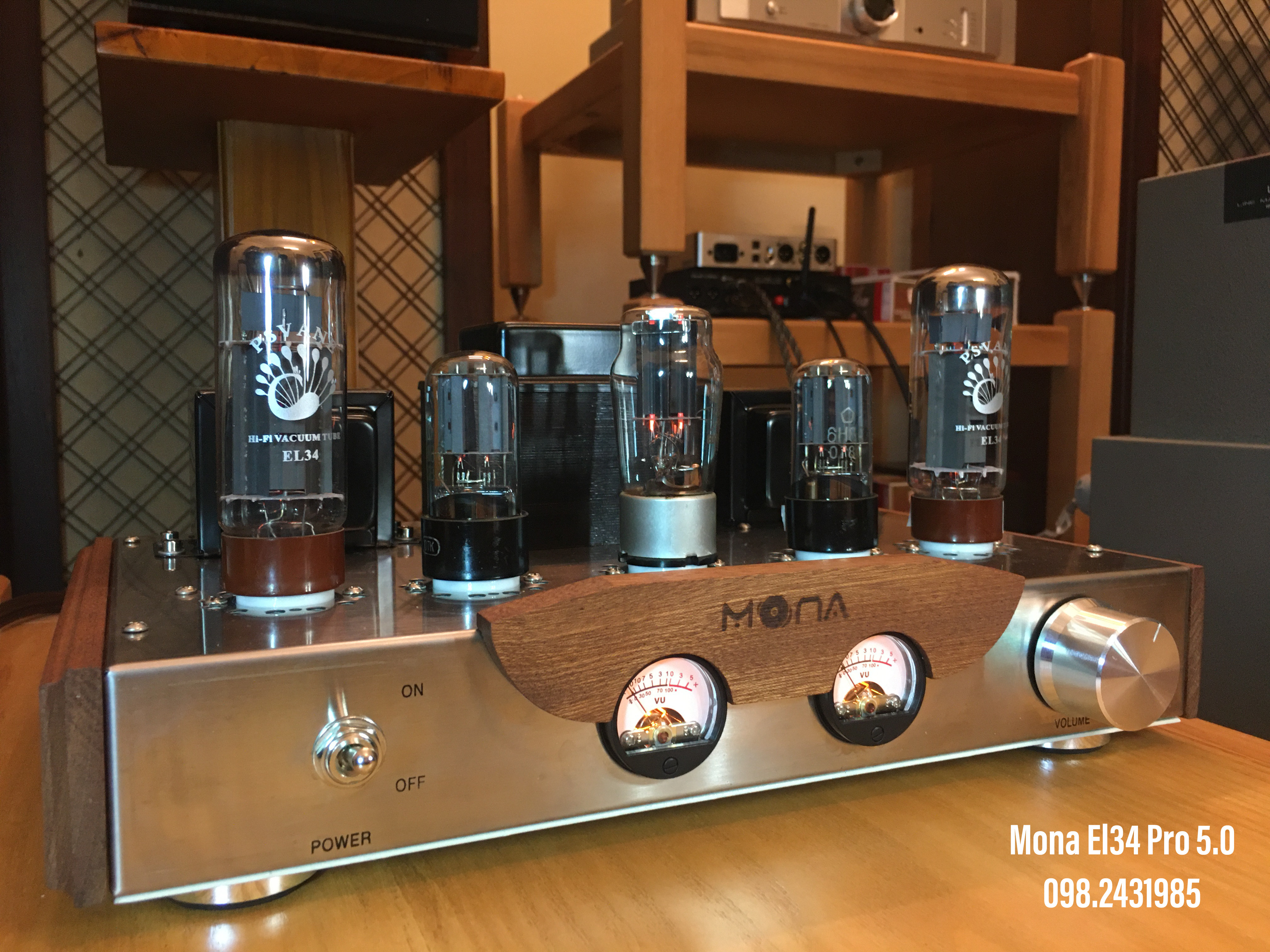 amply đèn Mona EL34 Pro 5.0