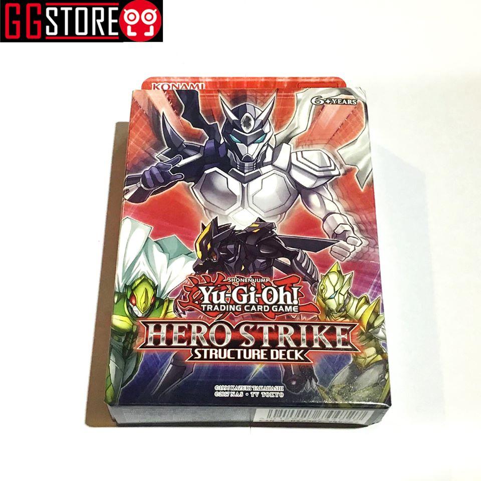 Bài Yugioh Xịn - Hộp Thẻ Bài STRUCTURE DECK: HERO'S STRIKE Tiếng Anh