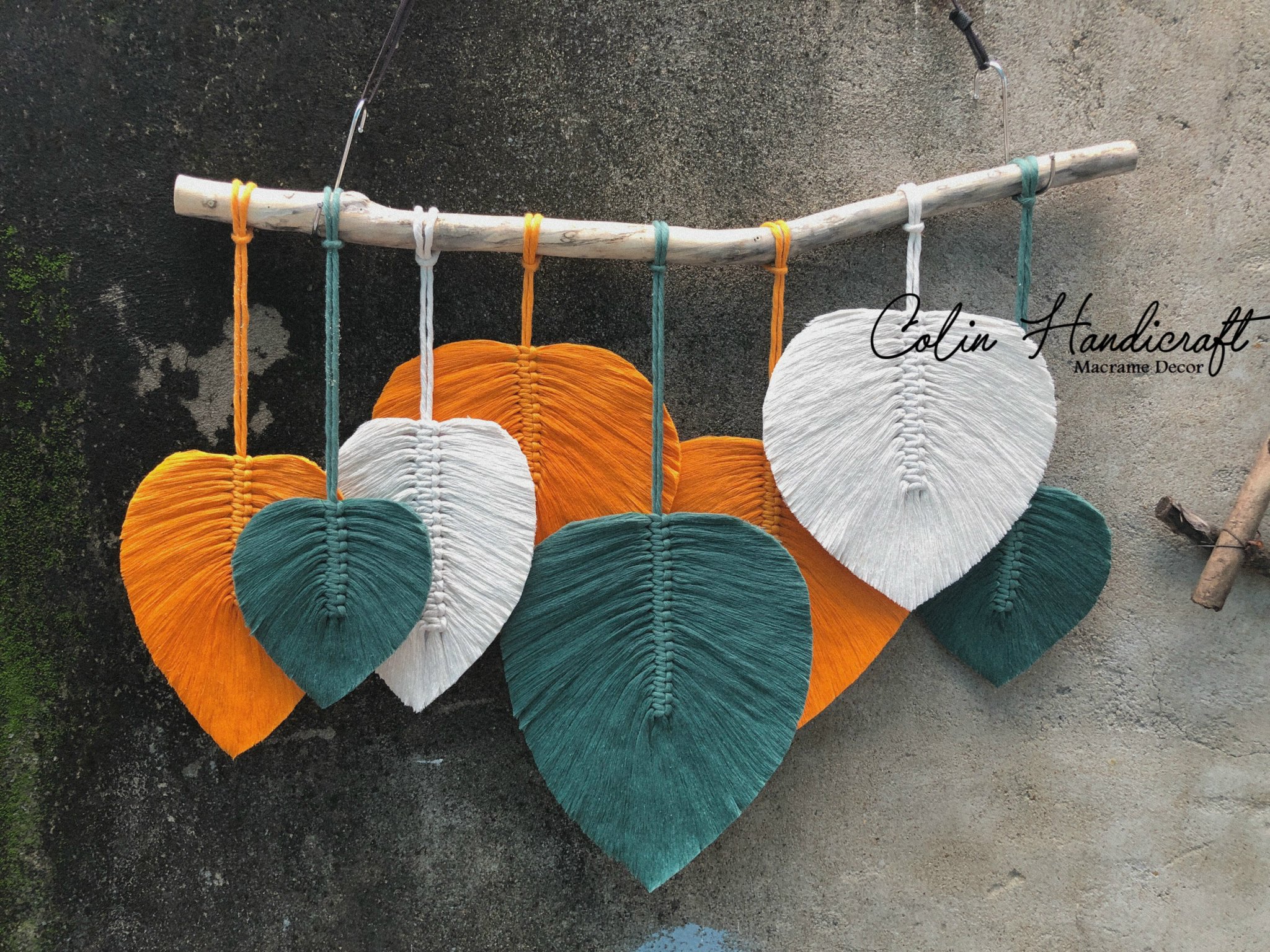 [HCM]Mành Treo Trang Trí Macrame Decor - 8 Lá