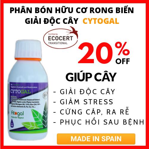 RONG BIỂN GIẢI ĐỘC CÂY – CYTOGAL DÀNH CHO HOA HỒNG - KOBETA