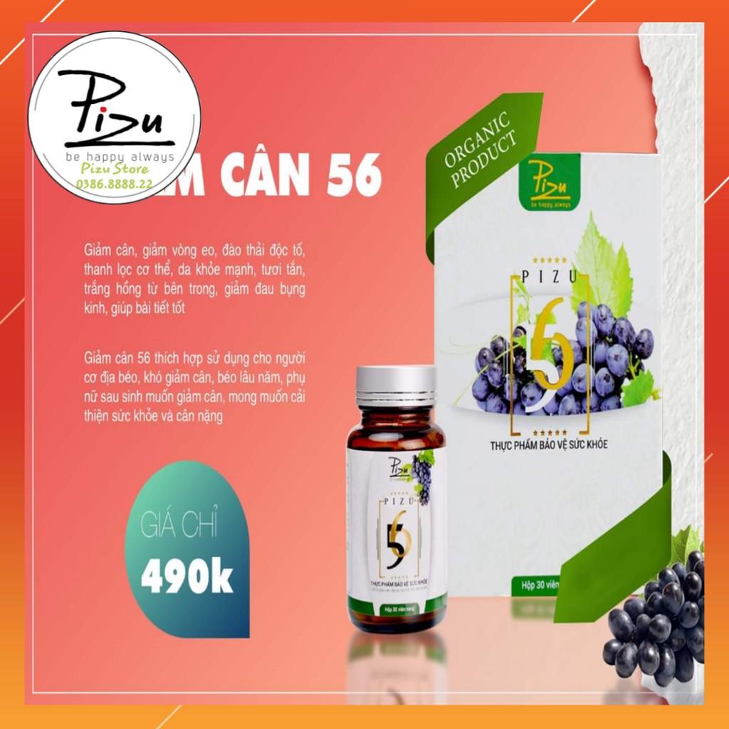 Giảm cân 56 pizu hiệu quả không tác dụng phụ không mệt mỏi