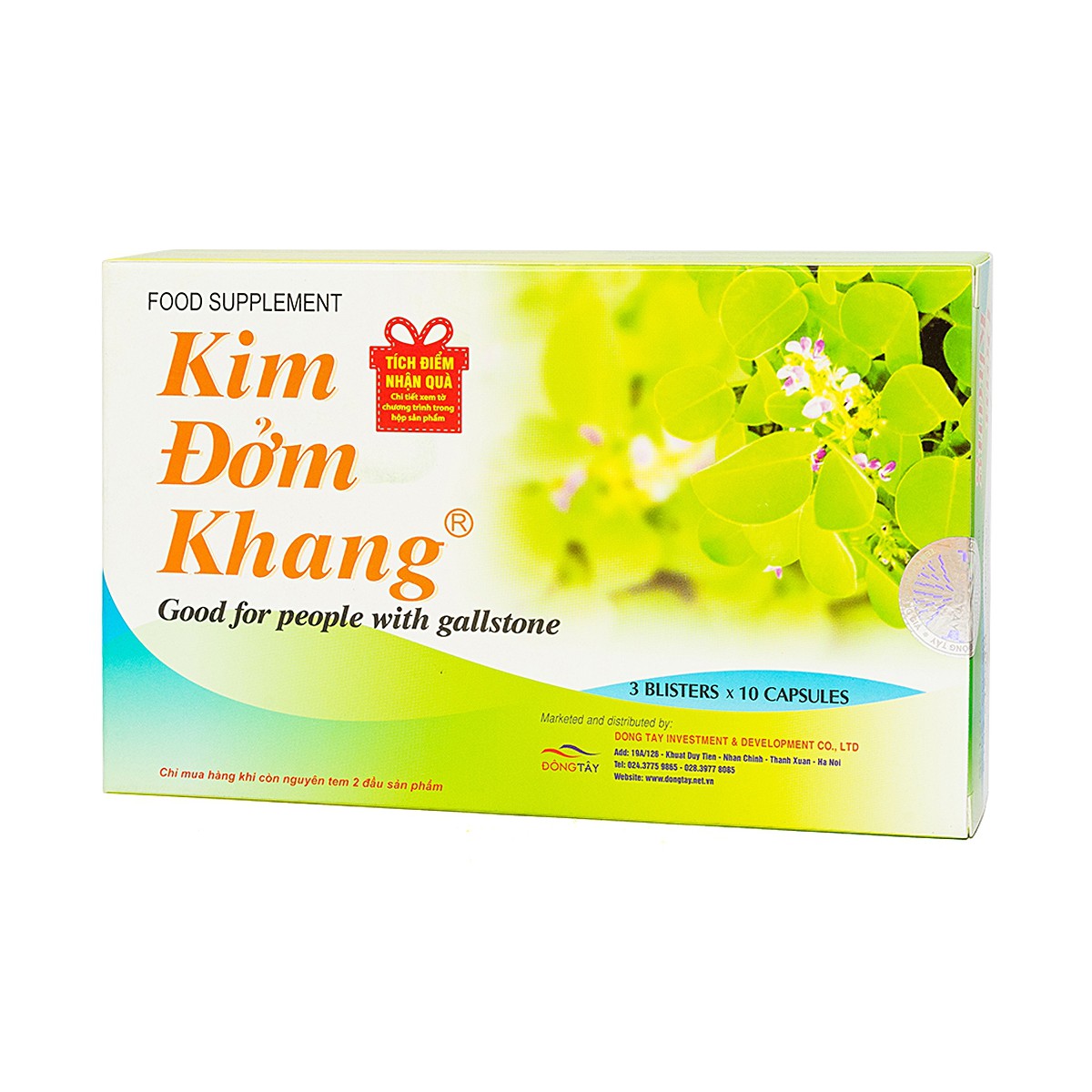 Kim Đởm Khang - 30 viên - dùng cho người sỏi mật
