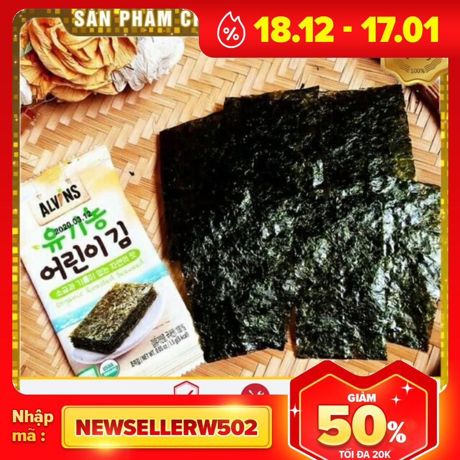 [HCM]Rong Biển Tách Muối Ăn Liền ORGANIC ALVIN