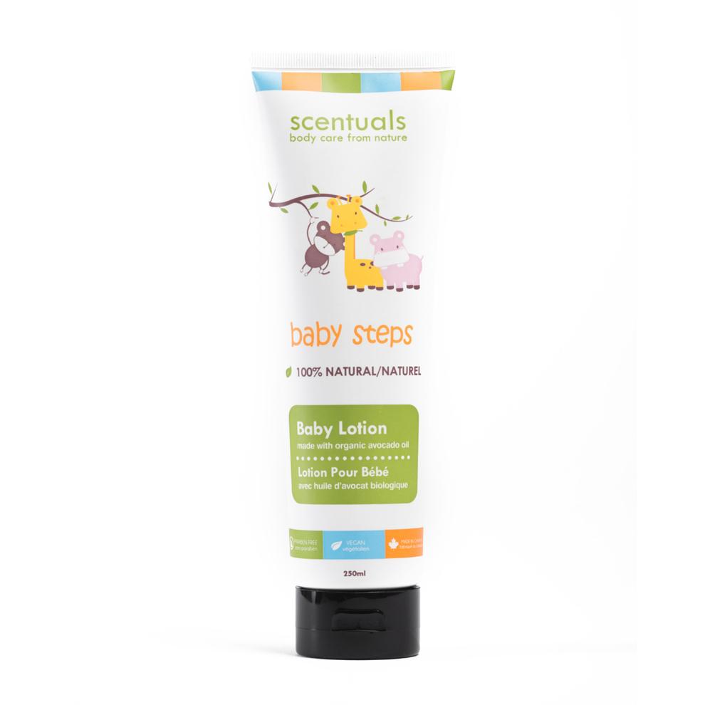 Sữa dưỡng thể cho bé Scentuals Baby Steps Natural Baby Lotion 250ml