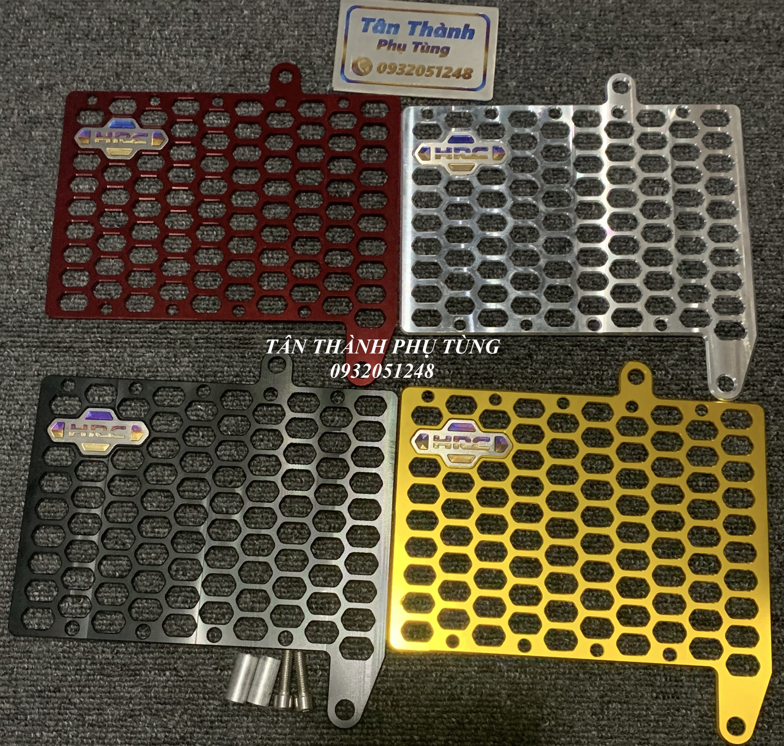 Két nước exciter 150 nhôm cnc tem hrc titan kèm ốc