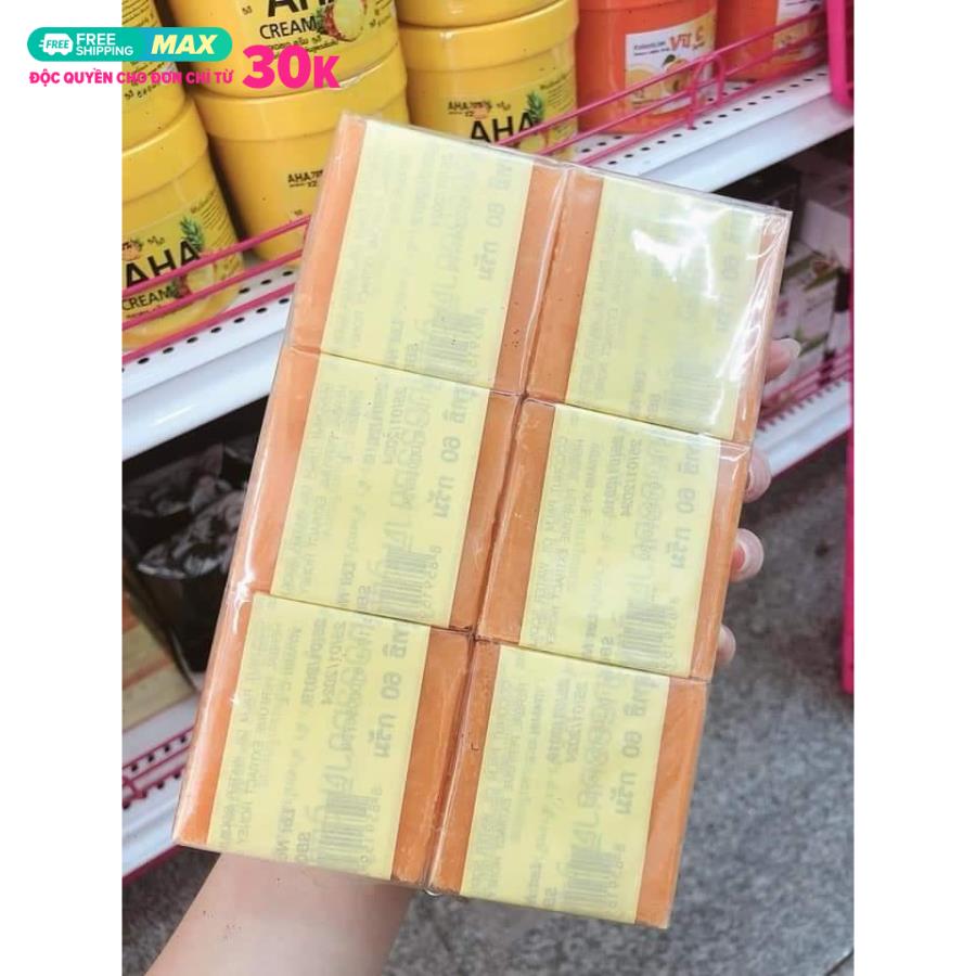 Lốc 12 cục Xà Bông CAM GALONG Thái Lan 60gram