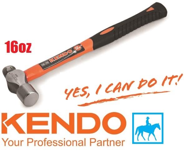 Búa đầu tròn 16oz 450g cs tpr kendo 25139