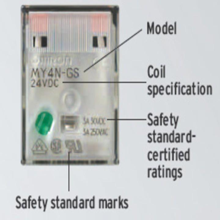 Relay omron 14 chân dẹp nhỏ my4n-gs dc24