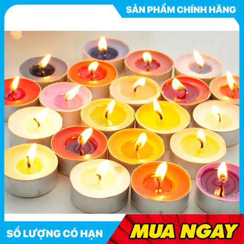 Nến tealight 4h , Nến thơm phòng tealight cháy 4h, - Hàng Việt nam chất lượng cao