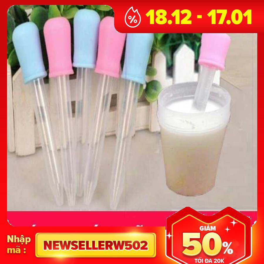 Set 5 ống hút sữa bón thuốc 5ml