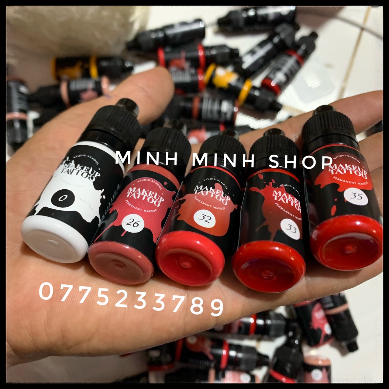 [HCM]Mực makeup Nga màu 25- 27- 31-32-33-35 hot - Bạn đặt mực makeup theo số lượng shop liên hệ lấy đúng màu trước khi gởi