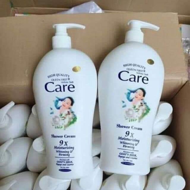 [ Combo 2 chai ] Sữa Tắm Dê White Care Cao Cấp Chai Khổng Lồ 1200ml x 2 chai, HSD đến tháng 10-2022