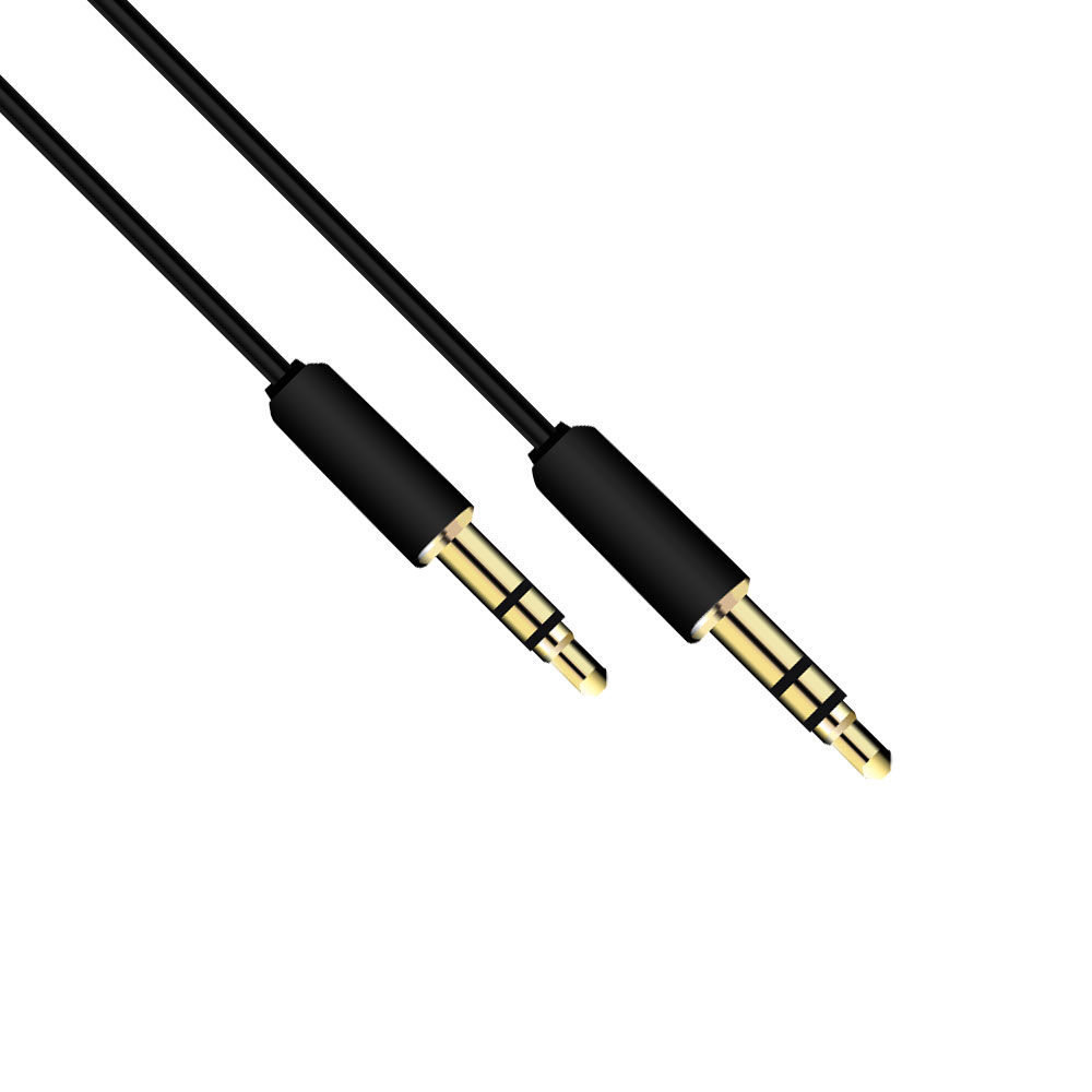 Cáp truyền âm thanh AUX Jack 3.5 2 đầu đực mạ vàng 1,5 m