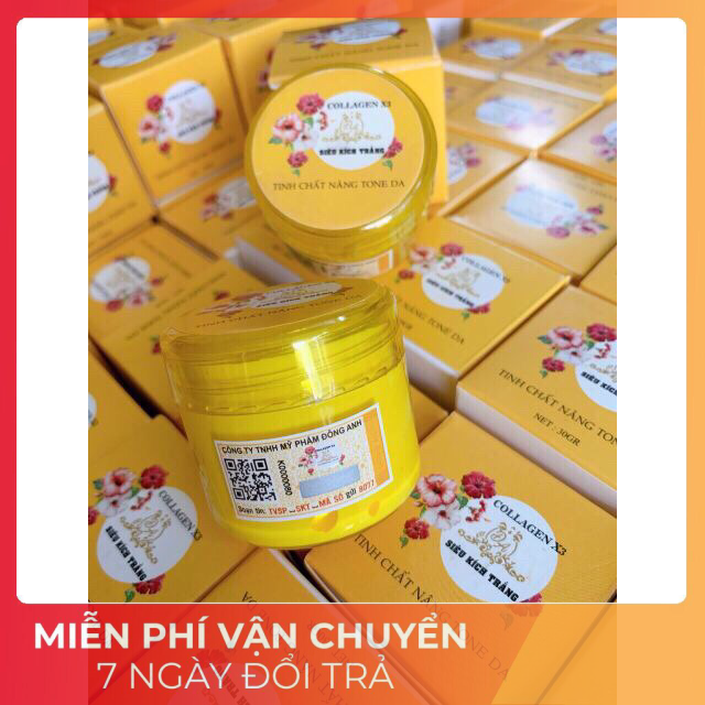 Kích trắng collagen x3