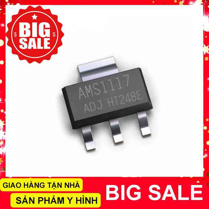 IC AMS1117-3.3V IC ổn áp 3.3V / 5V 1A - Combo 4 con
