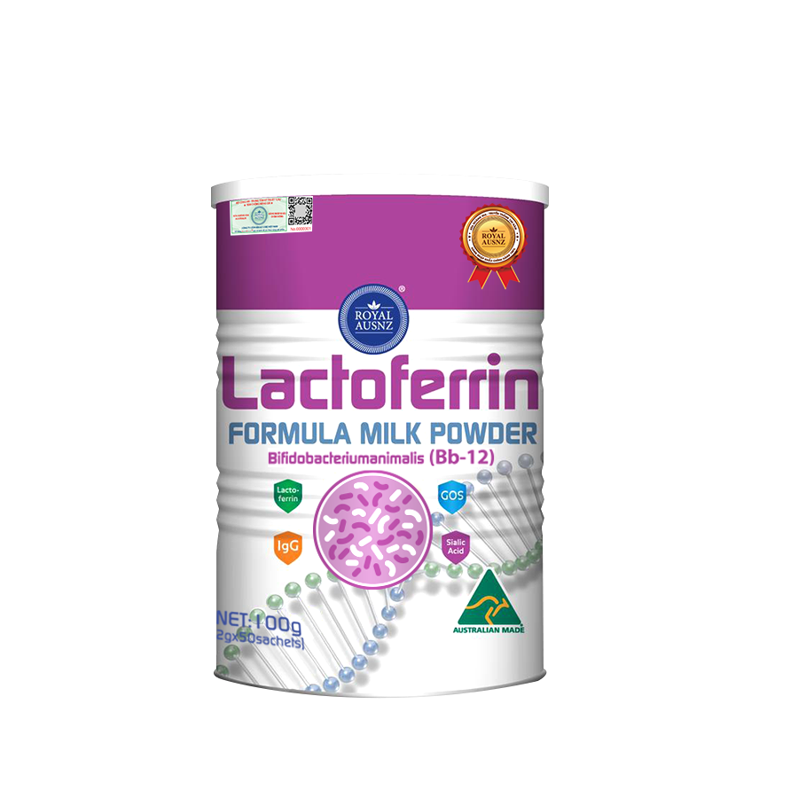 Sữa Hoàng Gia Úc Lactoferrin Milk Powder Bifidobacteriumanimalis (Bb-12) dạng thanh có bổ sung lợi khuẩn