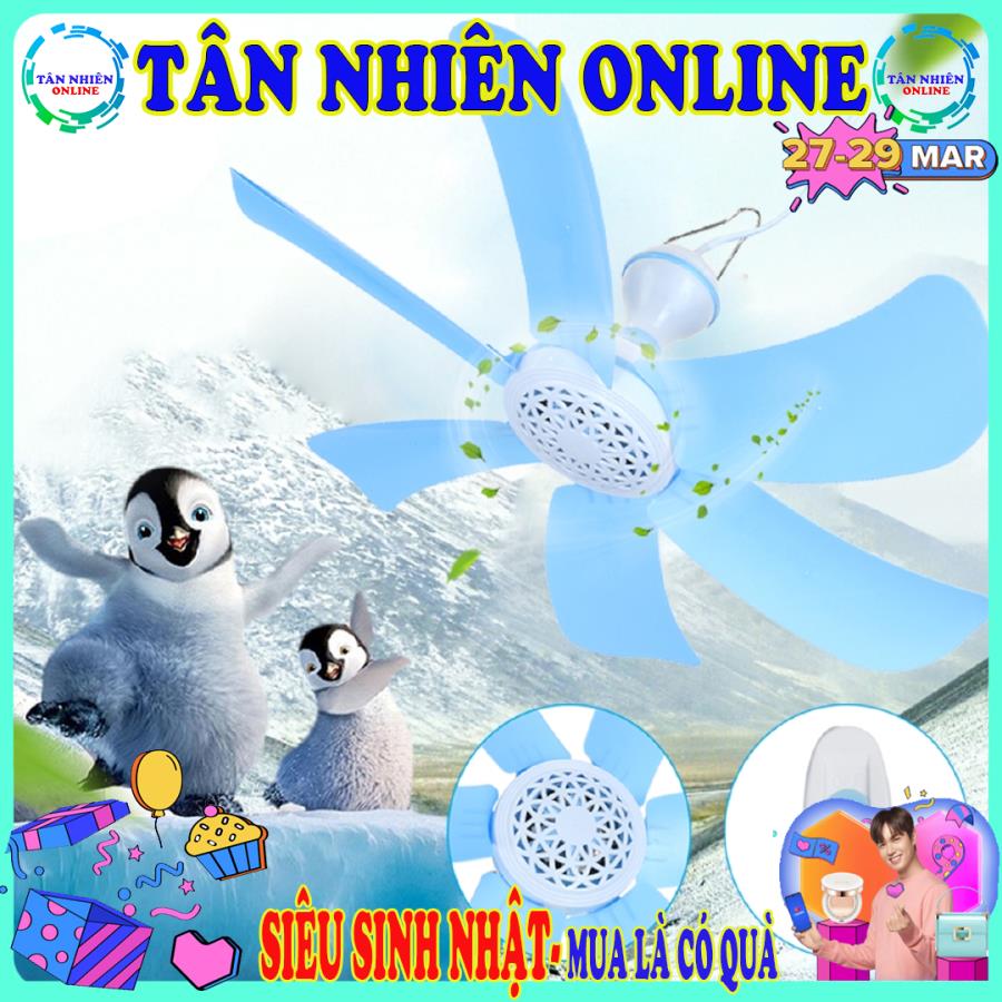Quạt trần mini 6 cánh mát nhẹ nhàng mang lại cảm giác thoải mái cho ngôi nhà bạn