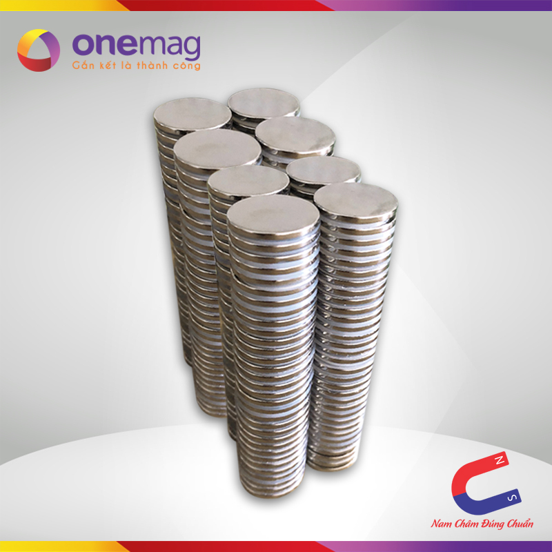 Bộ 20 viên nam châm đất hiếm tròn 20x2mm (từ tính cực mạnh)