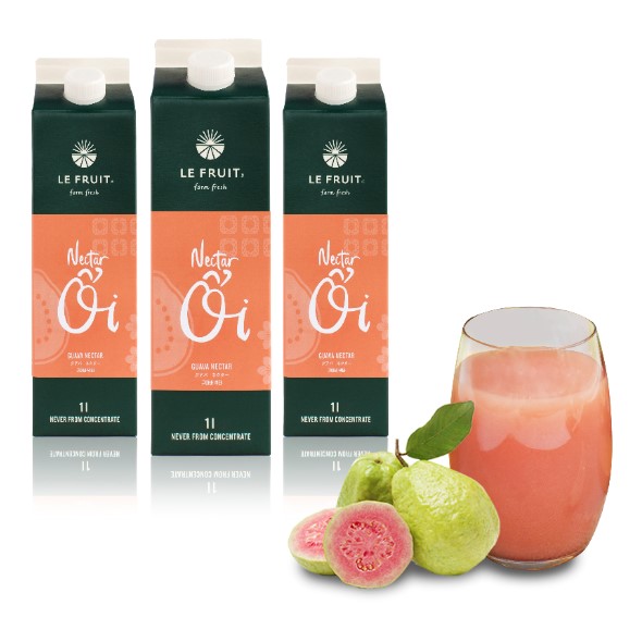 Nước ép trái cây le fruit – nectar ổi 1l