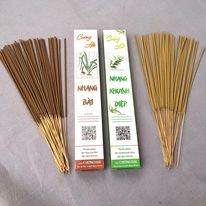 Nhang Thảo mộc, hương thảo mộc, trầm, quế, khuynh diệp, bài (Hộp 100 cây), an toàn với cả trẻ nhỏ