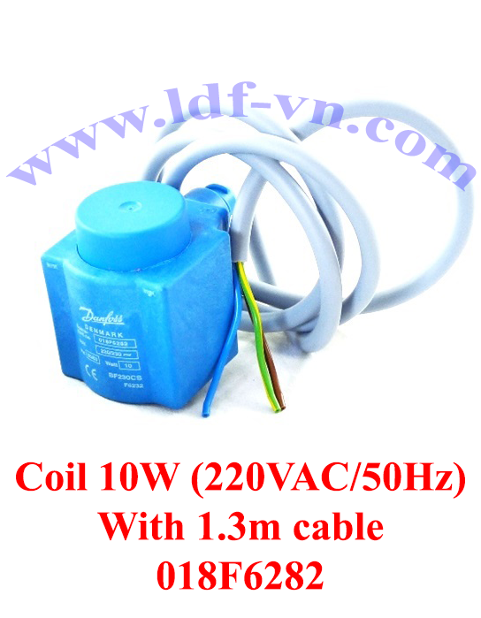 [HCM]Cuộn coil van điện từ Danfoss loại 10W - 1.3 mét cáp